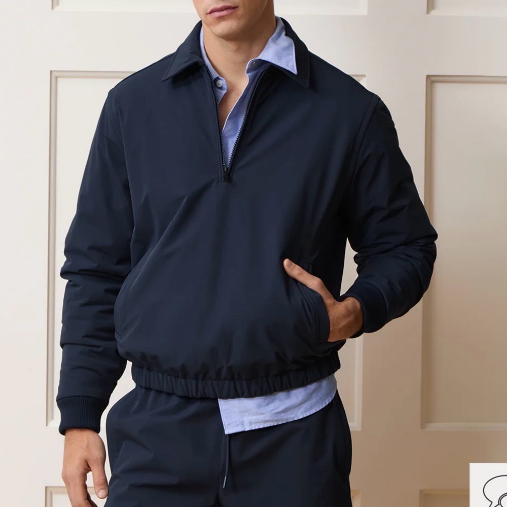Lightweight nylon Quarter-Zip Jacket